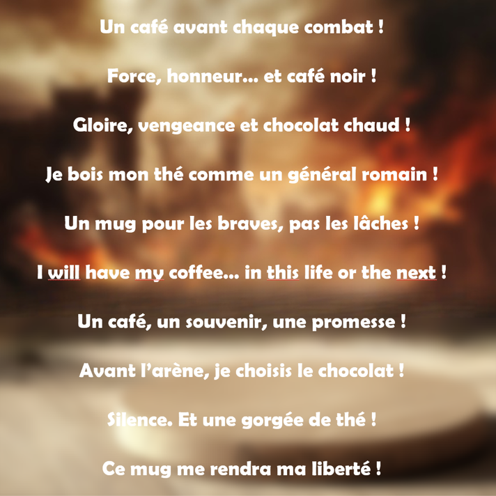 Mug L’Ultime Combattant