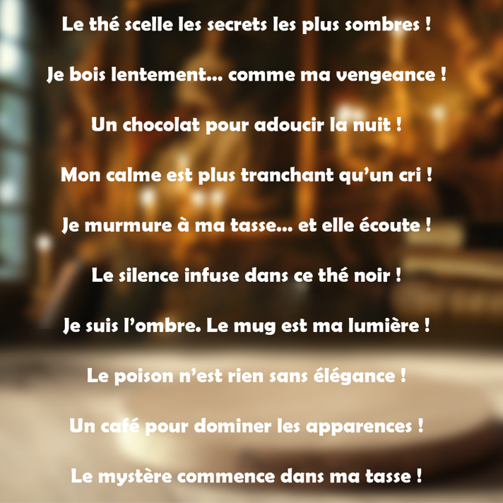 Mug L’Élégance a des Secrets