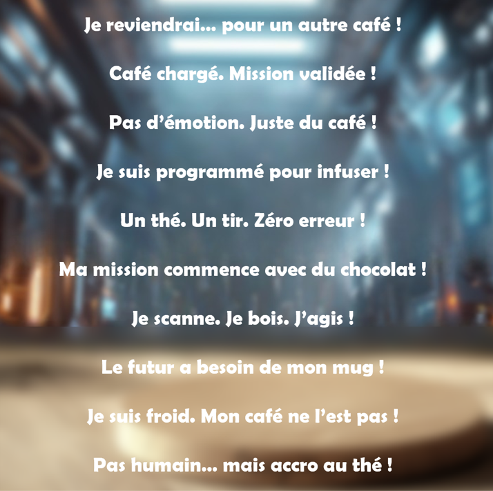 Mug Aucune Peur, Juste le Code