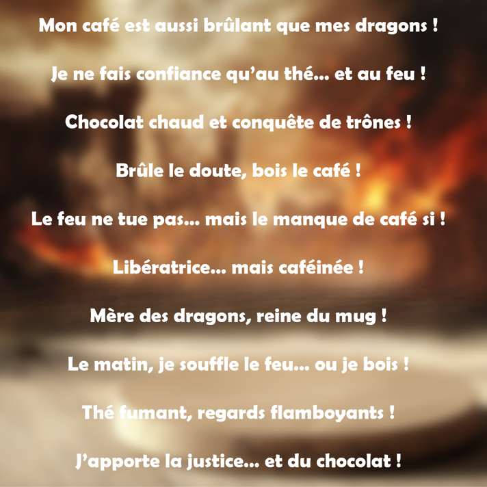 Mug L'Héritière des Dragons