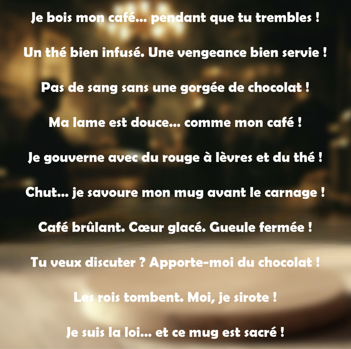 Mug Dame des Rues Sauvages