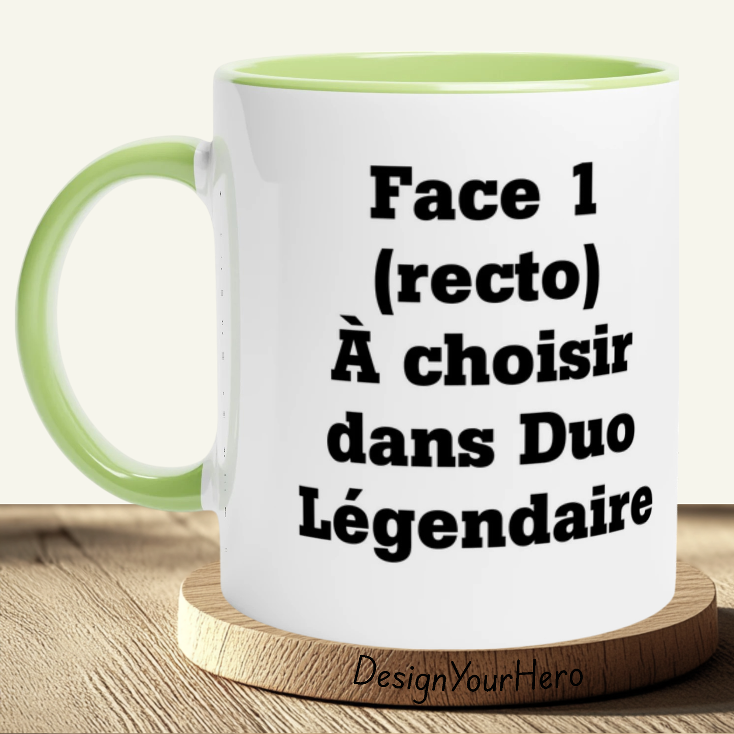 Mug Recto-Verso Duo (2 pers & 2 univers au choix)
