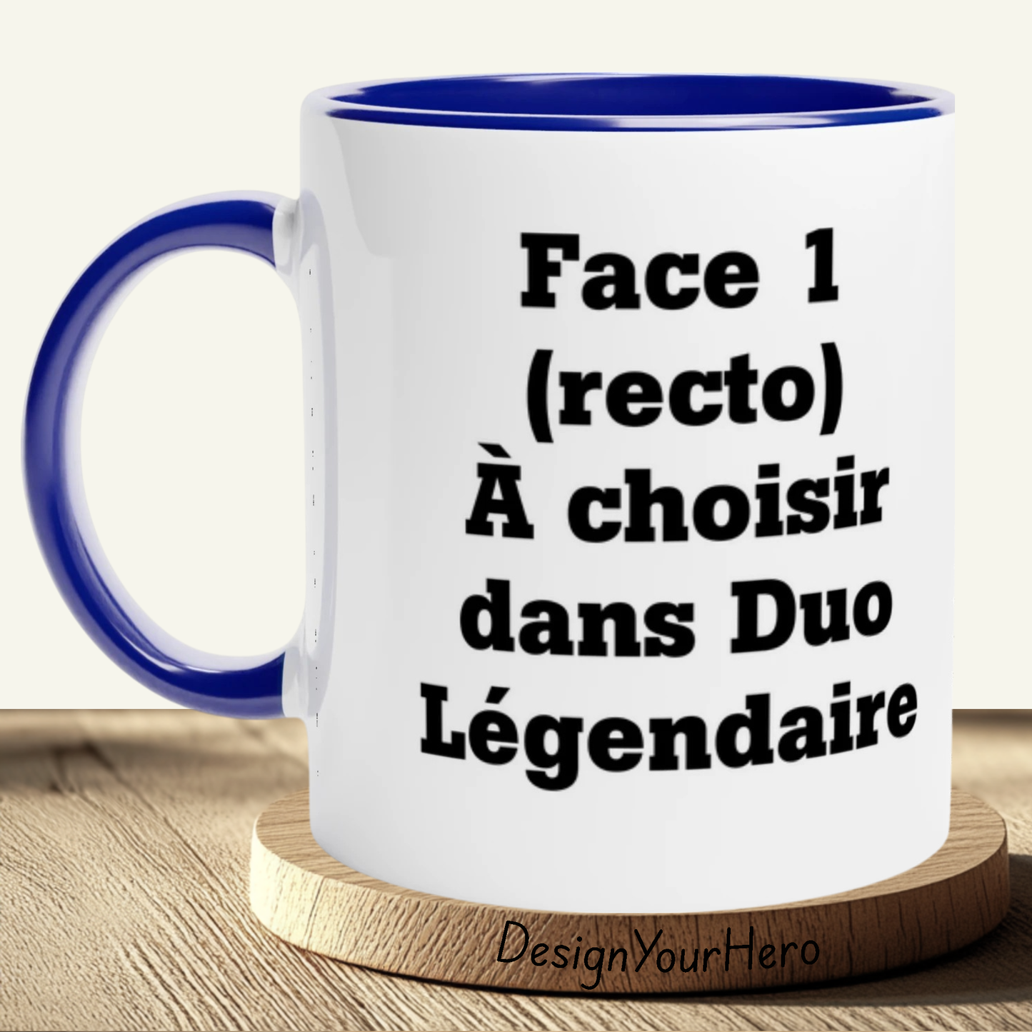 Mug Recto-Verso Duo (2 pers & 2 univers au choix)