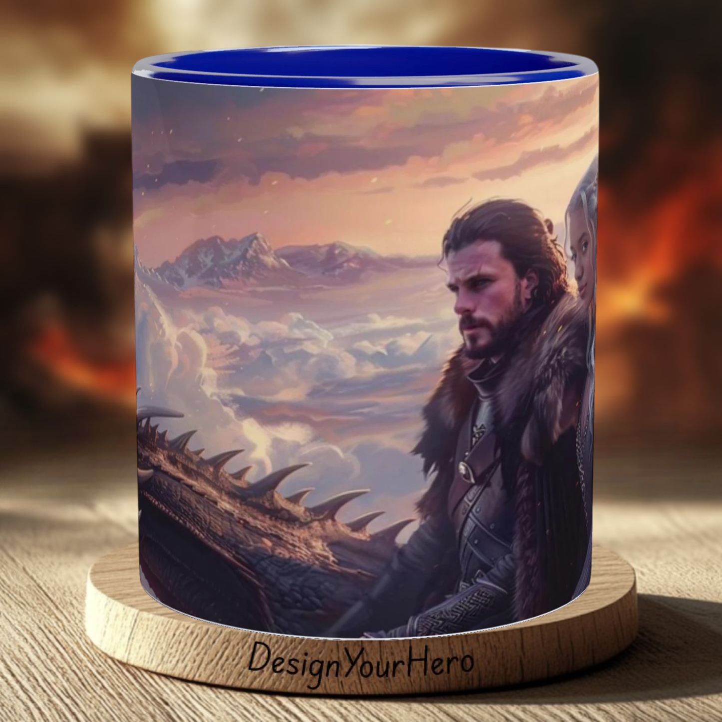 Mug Flamme Silencieuse du Nord (360°)