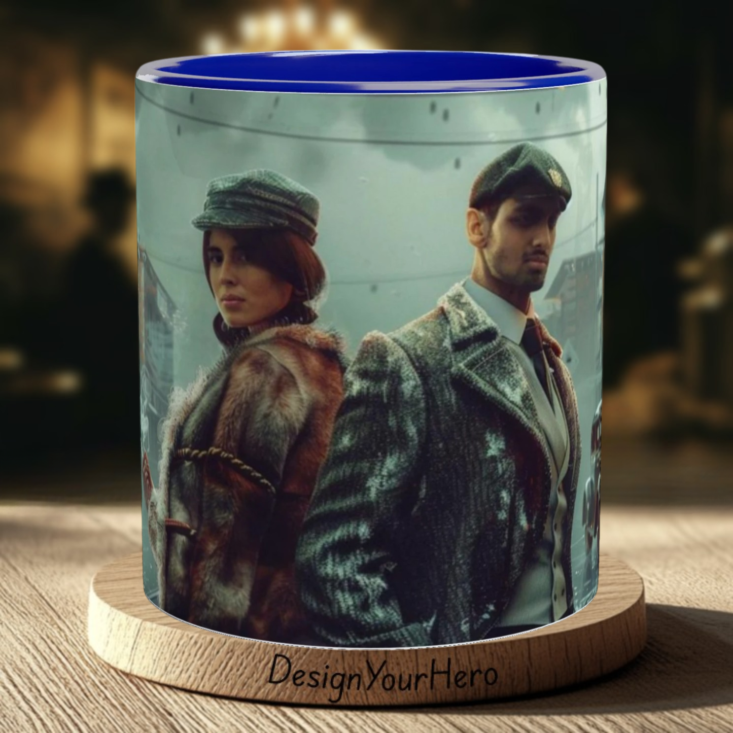Mug Amour Gravé dans la Brume (360°)