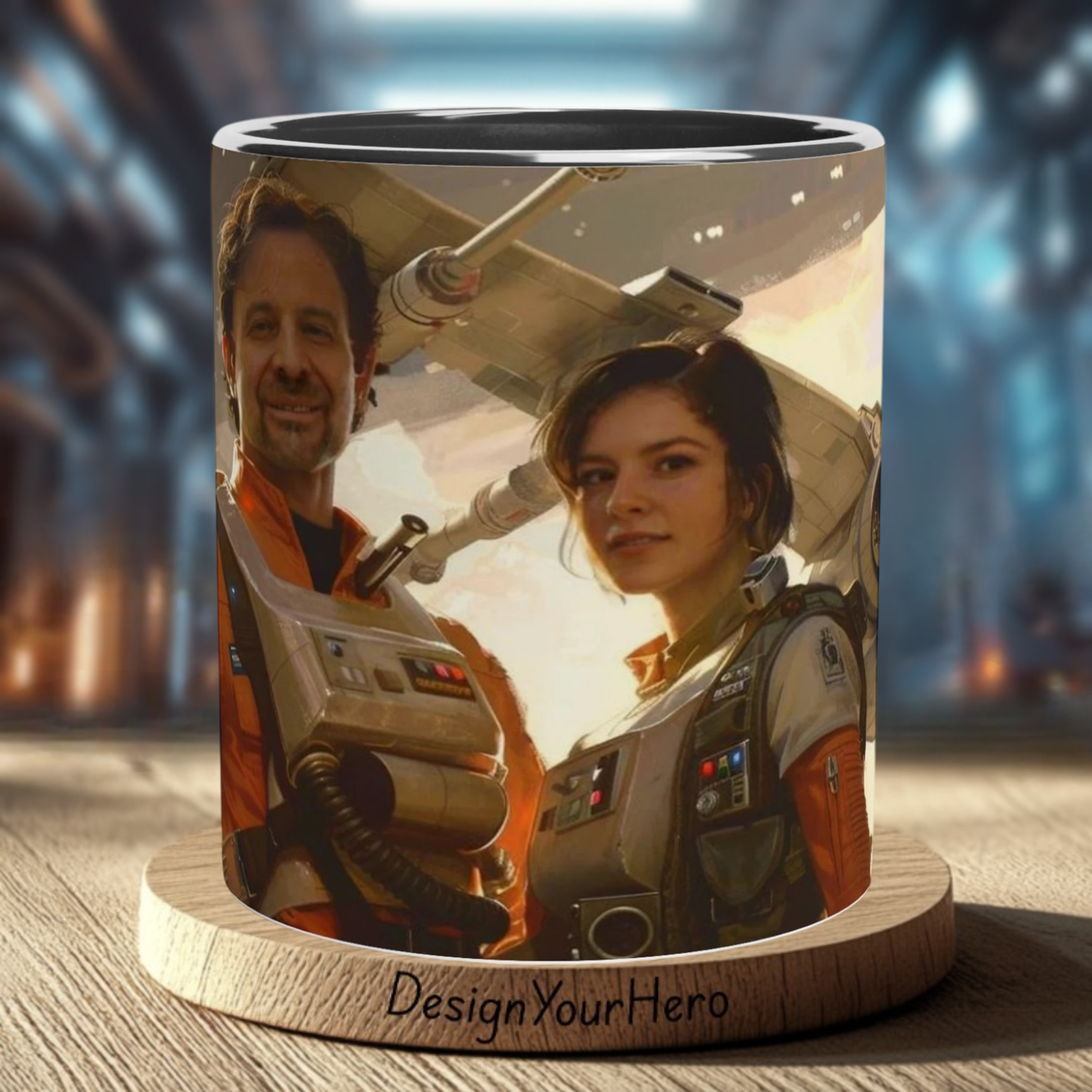 Mug Coéquipiers Jusqu’à l’Hyperespace (360°)