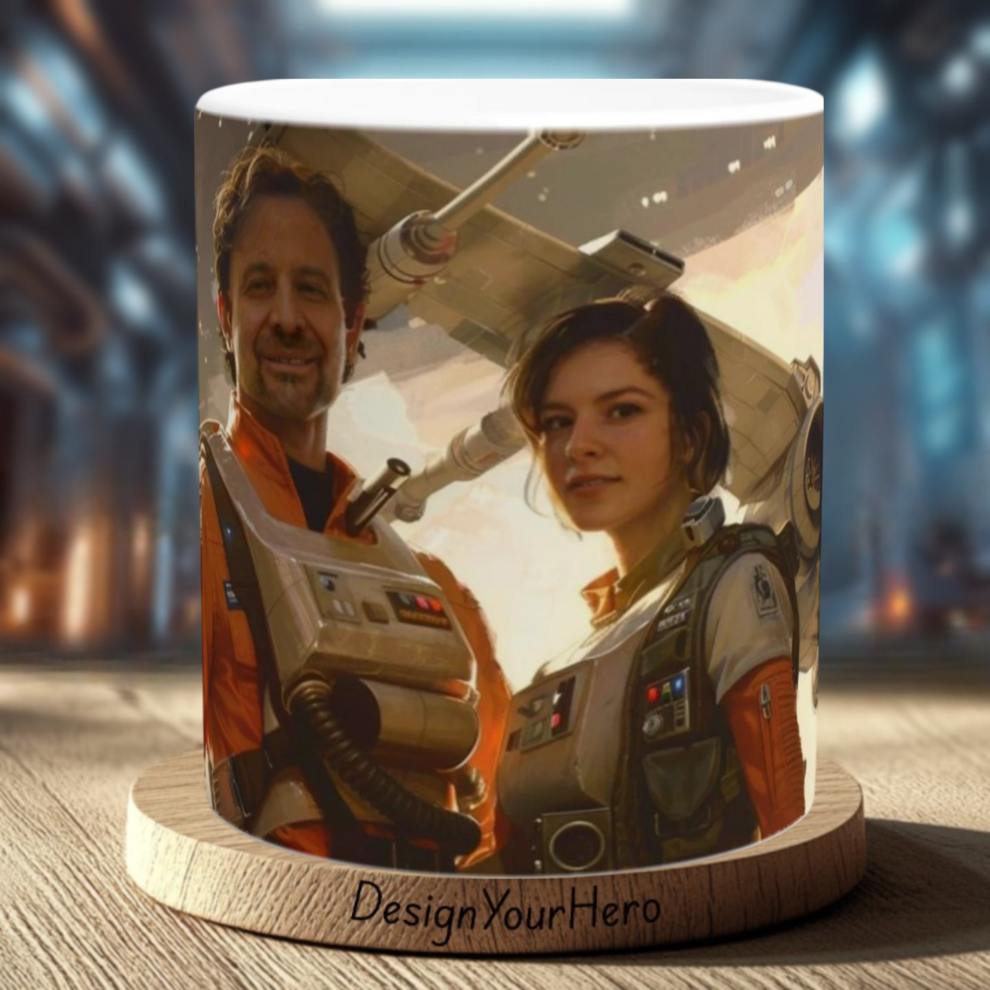 Mug Coéquipiers Jusqu’à l’Hyperespace (360°)