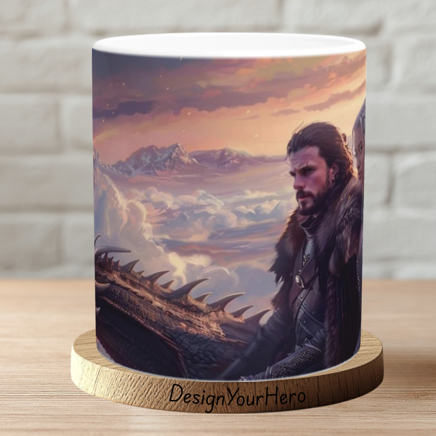 Mug Flamme Silencieuse du Nord (360°)