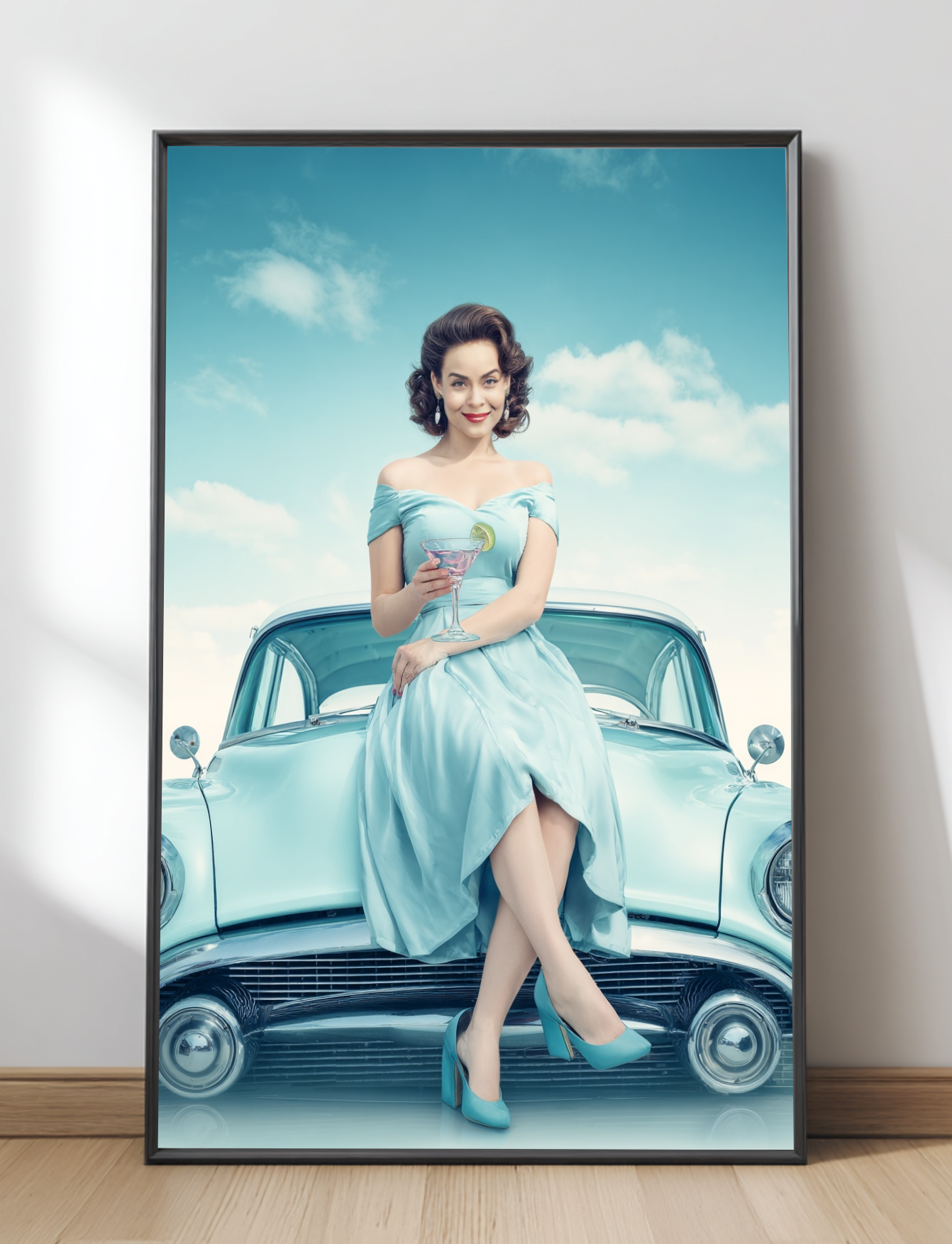 Poster La Pin-Up de Route 66