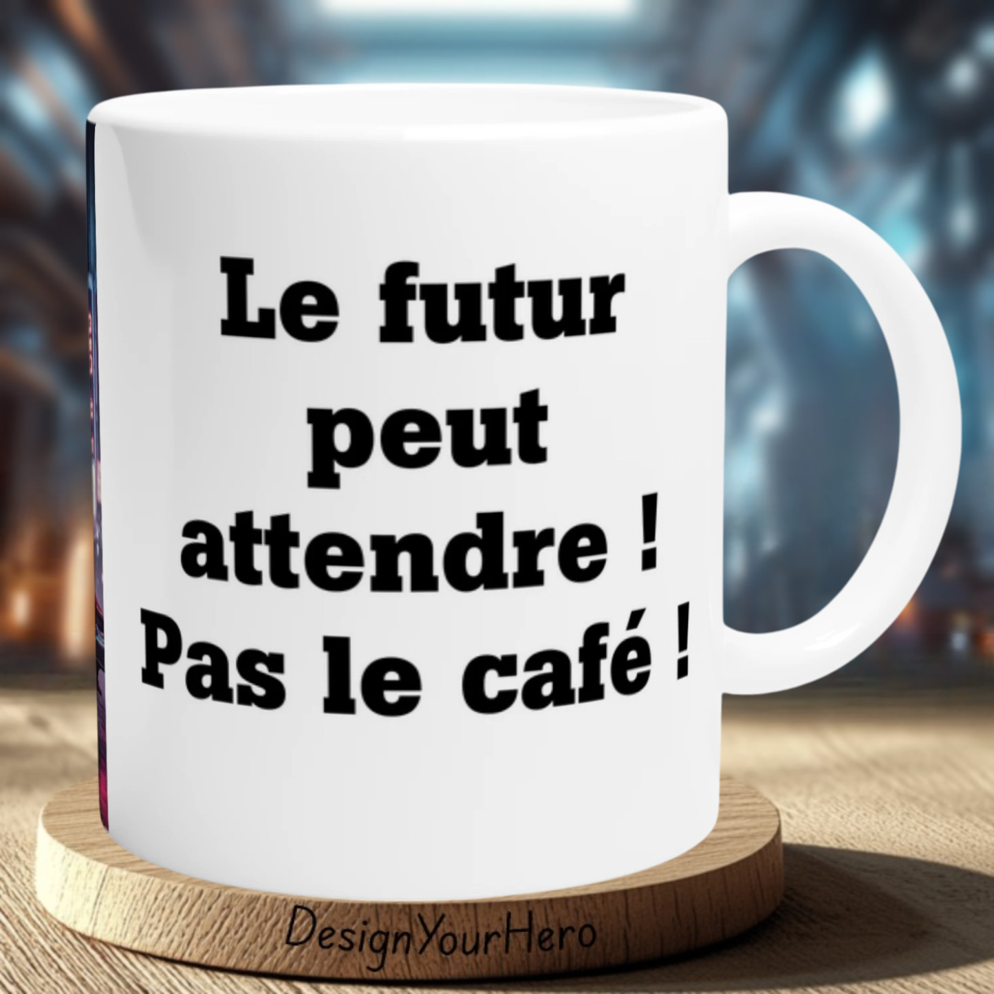 Mug Pas Né pour le Présent