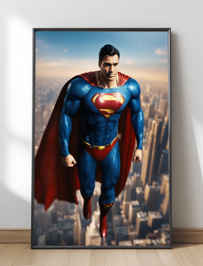Poster Vol au-dessus de Metropolis
