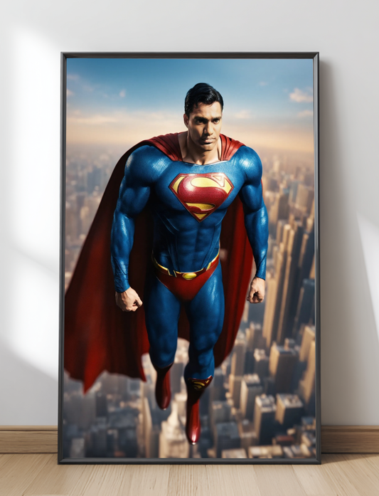 Poster Vol au-dessus de Metropolis