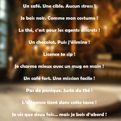 Mug Sous Le Costume, Une Mission