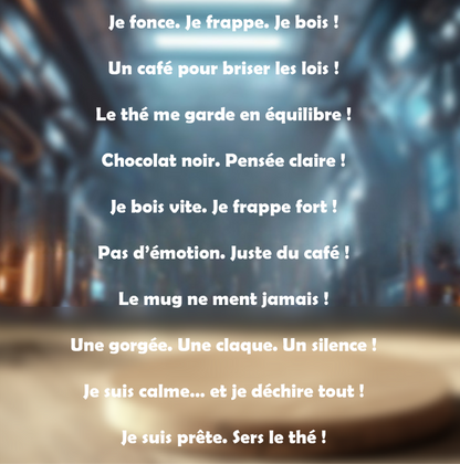 Mug Je Tire Avant de Parler
