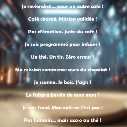 Mug Aucune Peur, Juste le Code