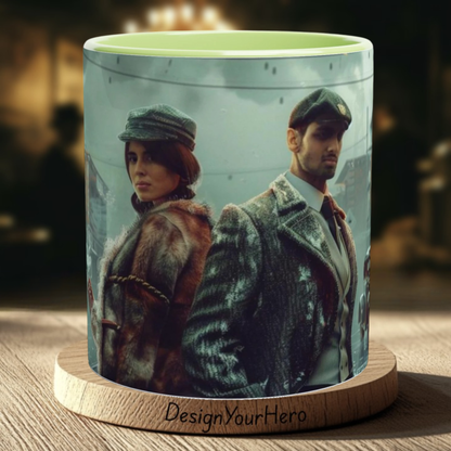 Mug Amour Gravé dans la Brume (360°)