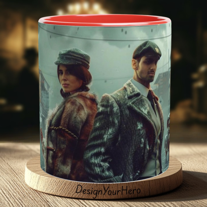 Mug Amour Gravé dans la Brume (360°)
