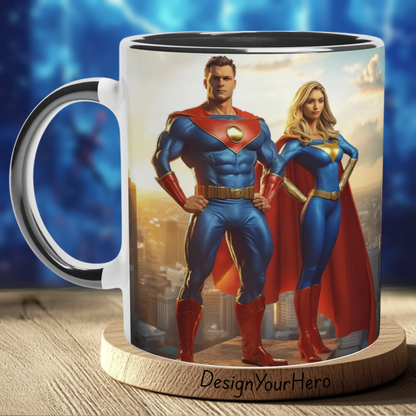 Mug Amour Gravé dans la Légende