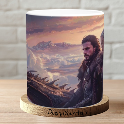 Mug Flamme Silencieuse du Nord (360°)